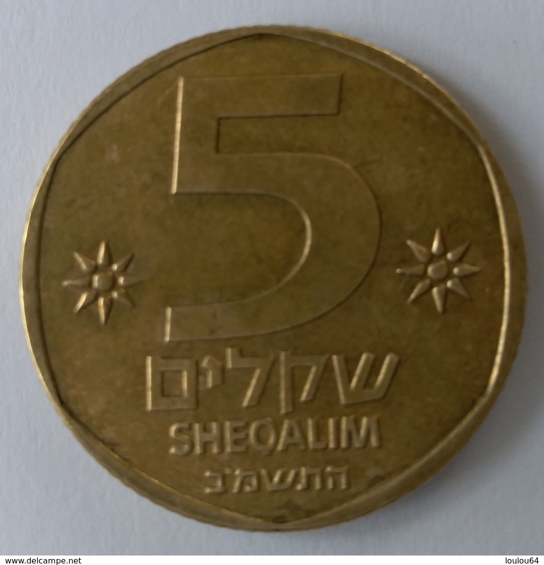 Monnaies - Israel - 5 Sheqalim 1981 - - Israel