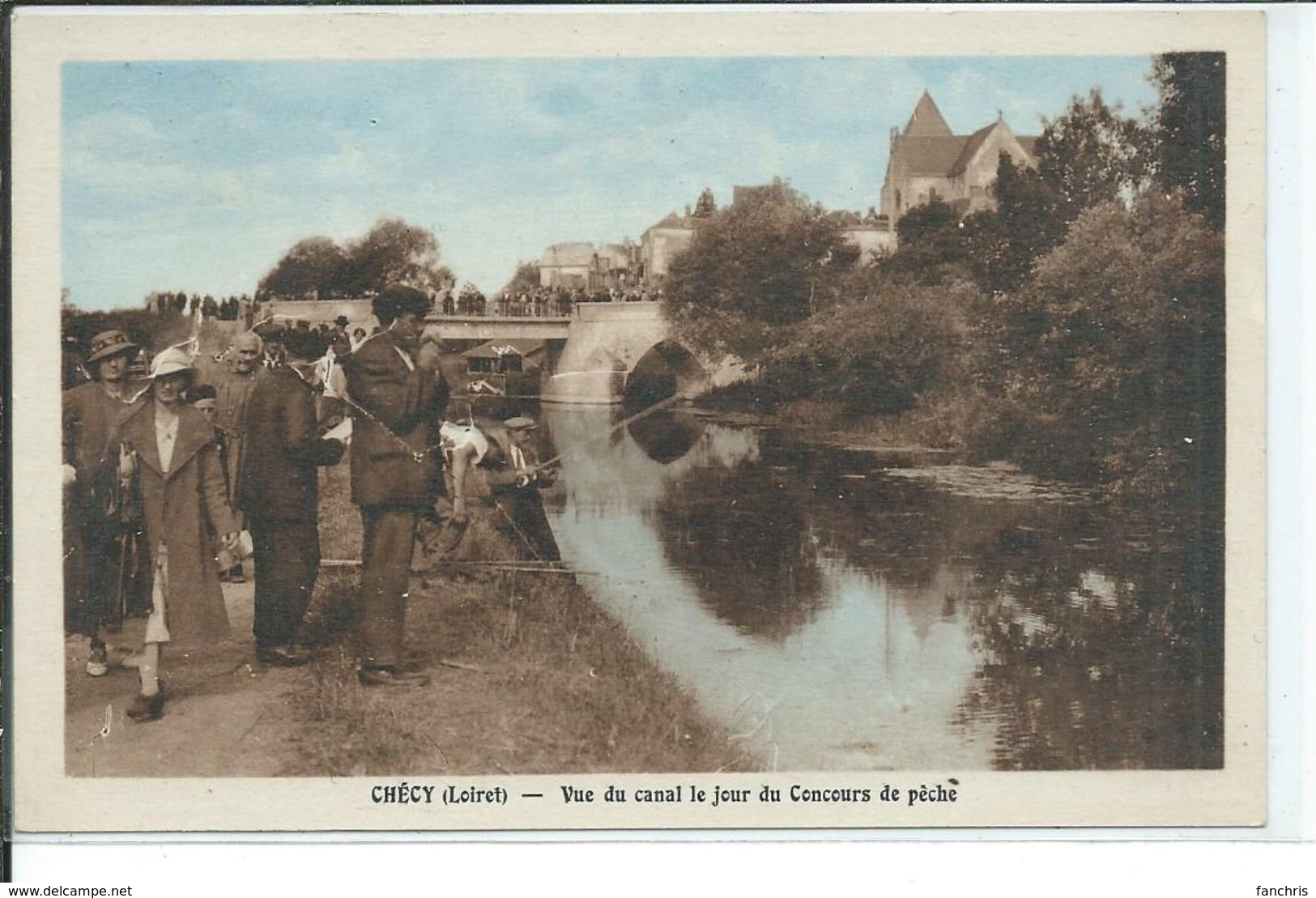 Chécy-Vue Du Canal Le Jour Du Concours De Pêche - Autres & Non Classés