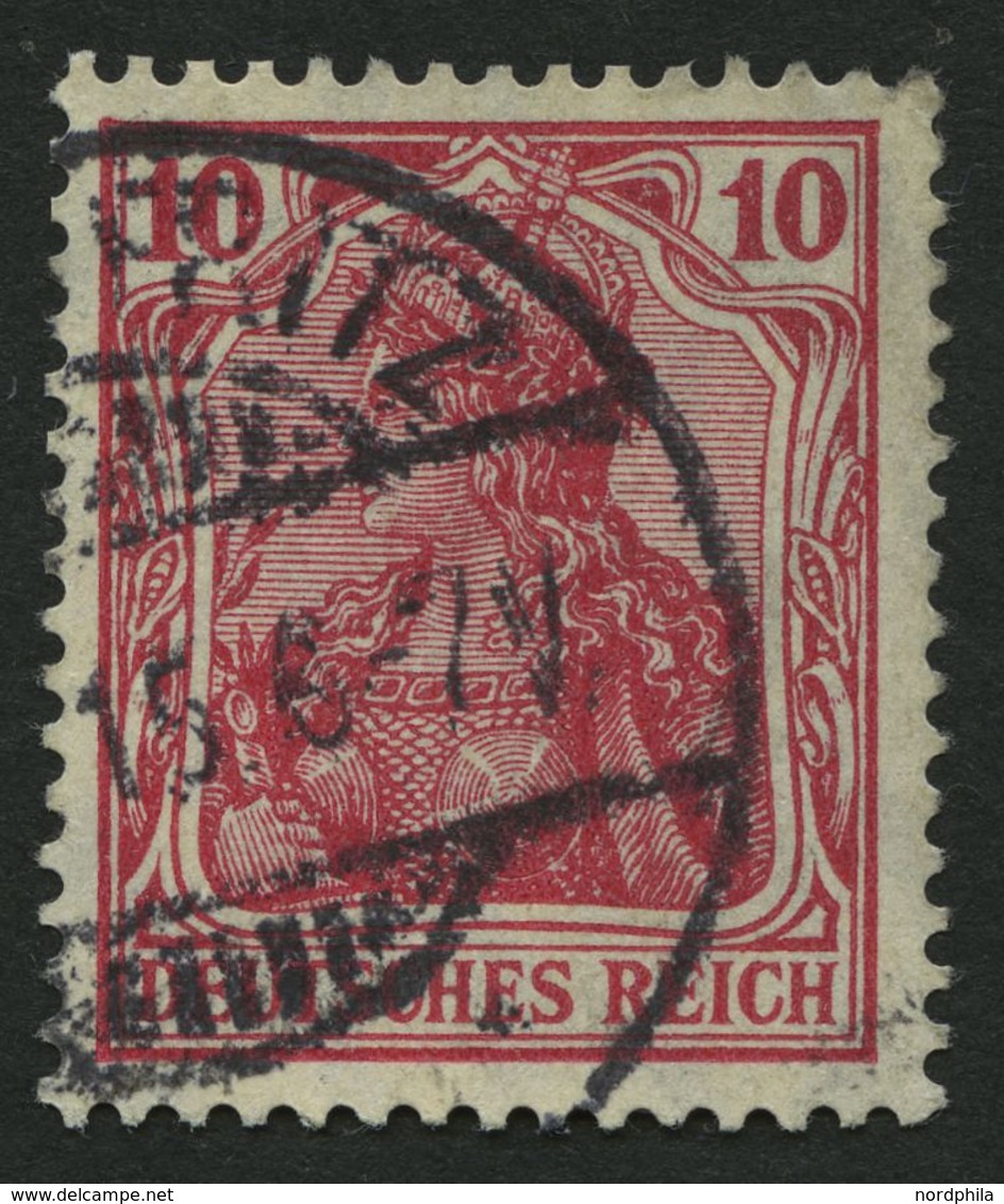 Dt. Reich 86Ic O, 1911, 10 Pf. Karmin Friedensdruck, Pracht, Gepr. Dr. Hochstädter, Mi. 200.- - Sonstige & Ohne Zuordnung
