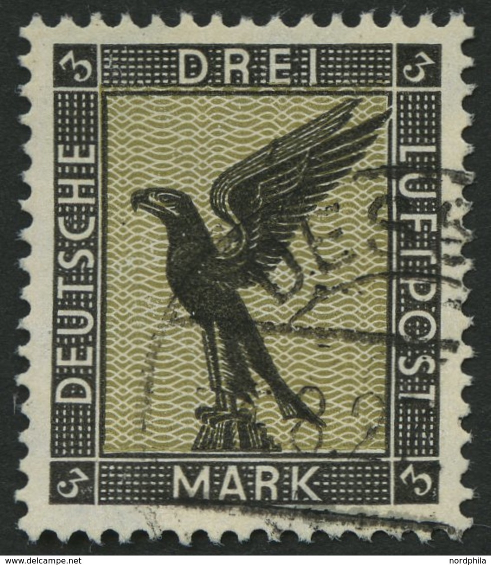 Dt. Reich 384 O, 1926, 3 M. Adler, Pracht, Mi. 120.- - Gebraucht