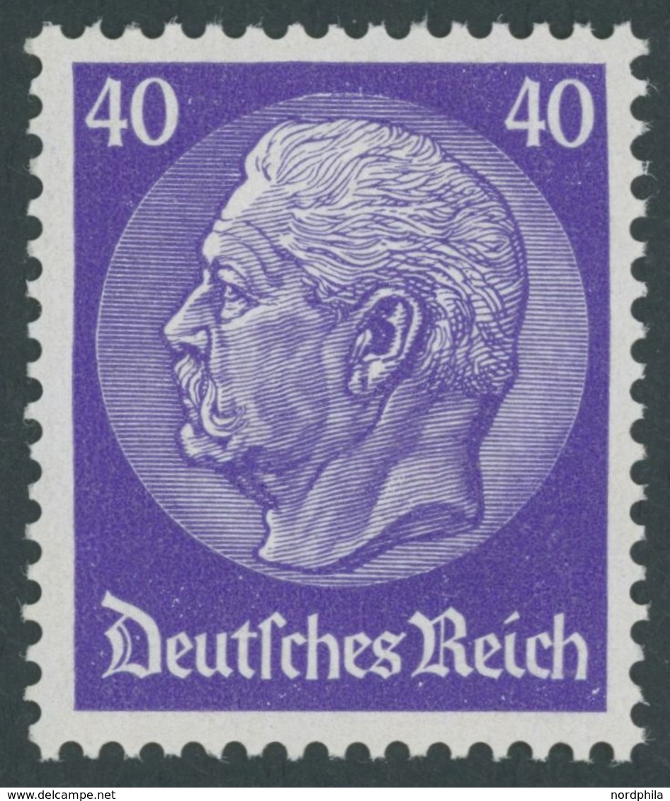 Dt. Reich 472 **, 1932, 40 Pf. Hindenburg, Postfrisch Pracht, Mi. 100.- - Usati