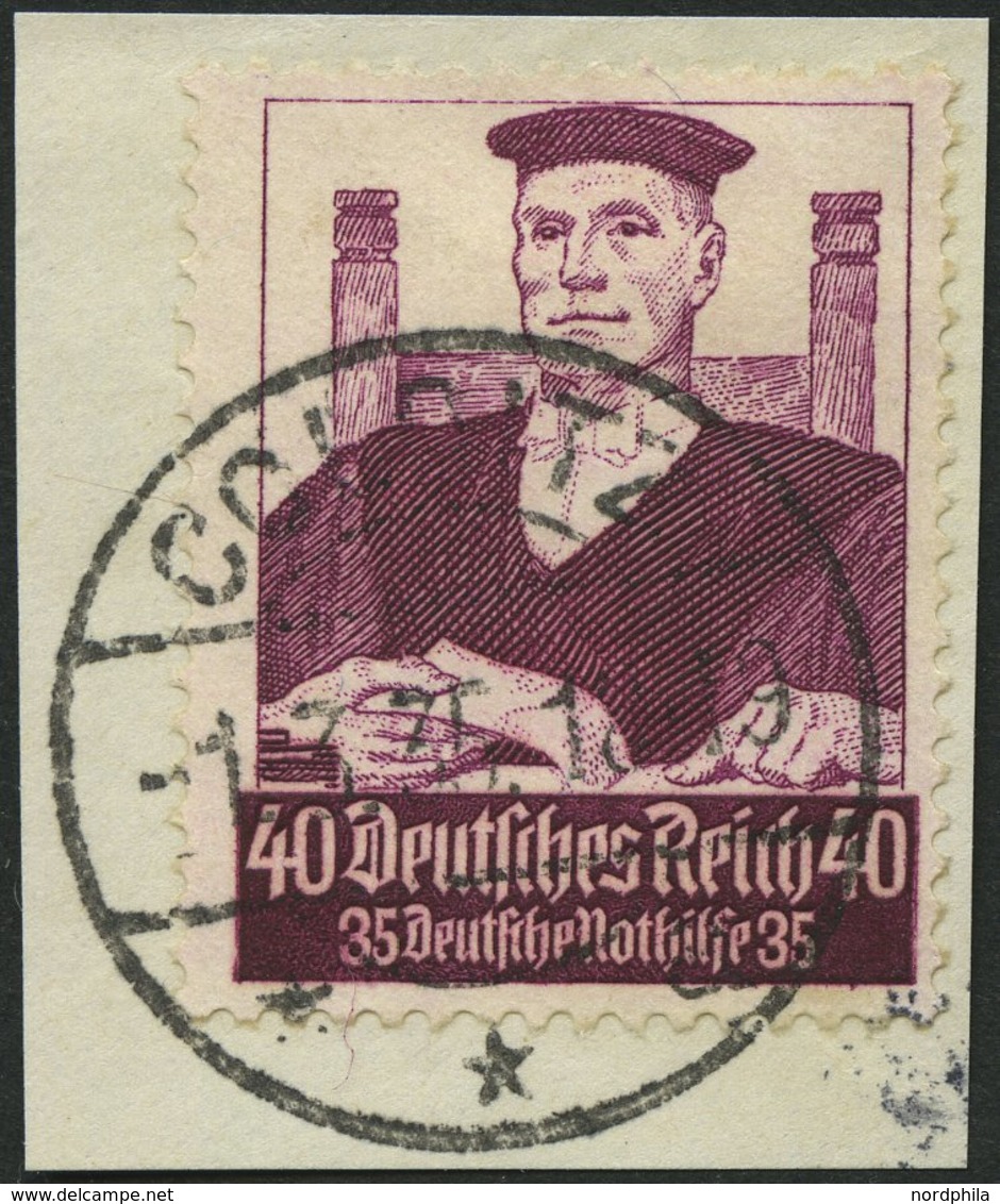 Dt. Reich 564 BrfStk, 1834, 40 Pf. Stände, Prachtbriefstück, Mi. 90.- - Autres & Non Classés