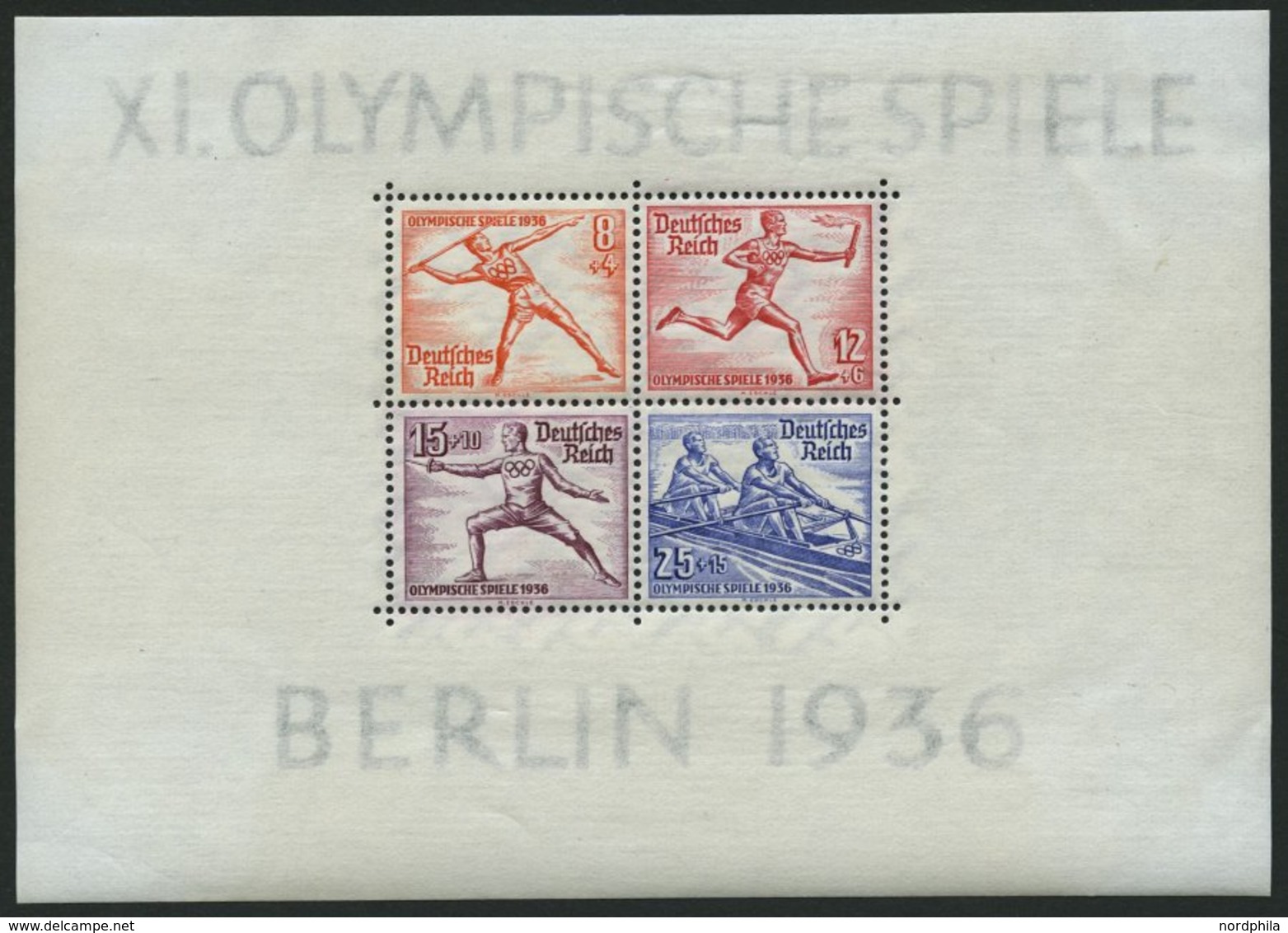 Dt. Reich Bl. 5/6 **, 1936, Blockpaar Olympische Spiele, Pracht, Mi. 260.- - Sonstige & Ohne Zuordnung