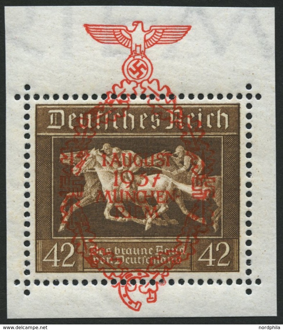 Dt. Reich 649 **, 1937, 42 Pf. München-Riem, Pracht, Mi. 75.- - Autres & Non Classés