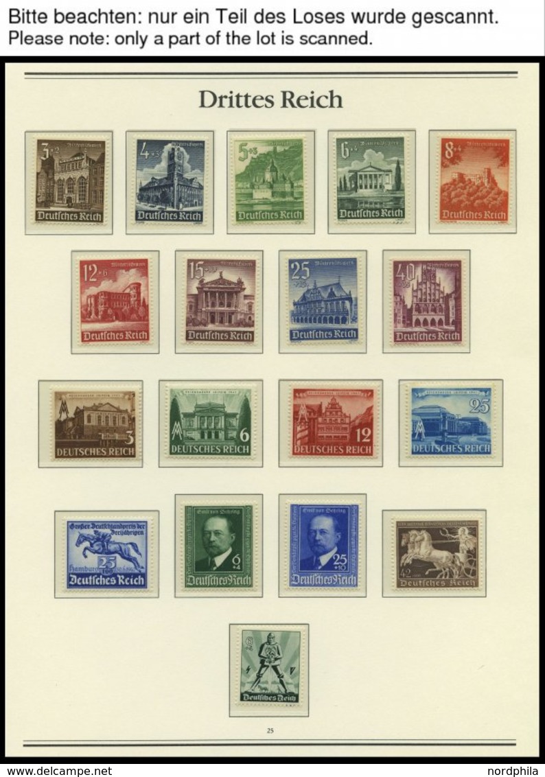 SAMMLUNGEN 739-910 **, 1940-45, Komplette Postfrische Sammlung Im Borek Spezialalbum, Prachterhaltung, Mi. 786.- - Used Stamps