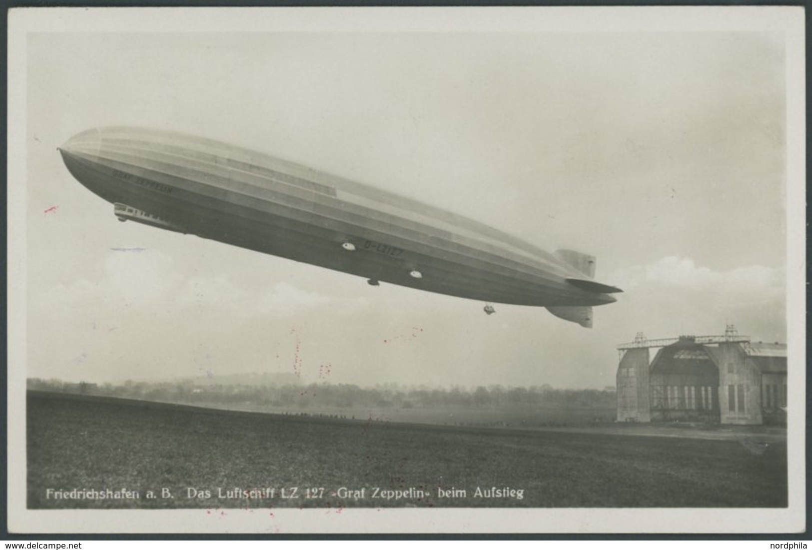 ZULEITUNGSPOST 109 BRIEF, Saargebiet: 1931, Fahrt Nach Magdeburg, Prachtkarte - Zeppelins