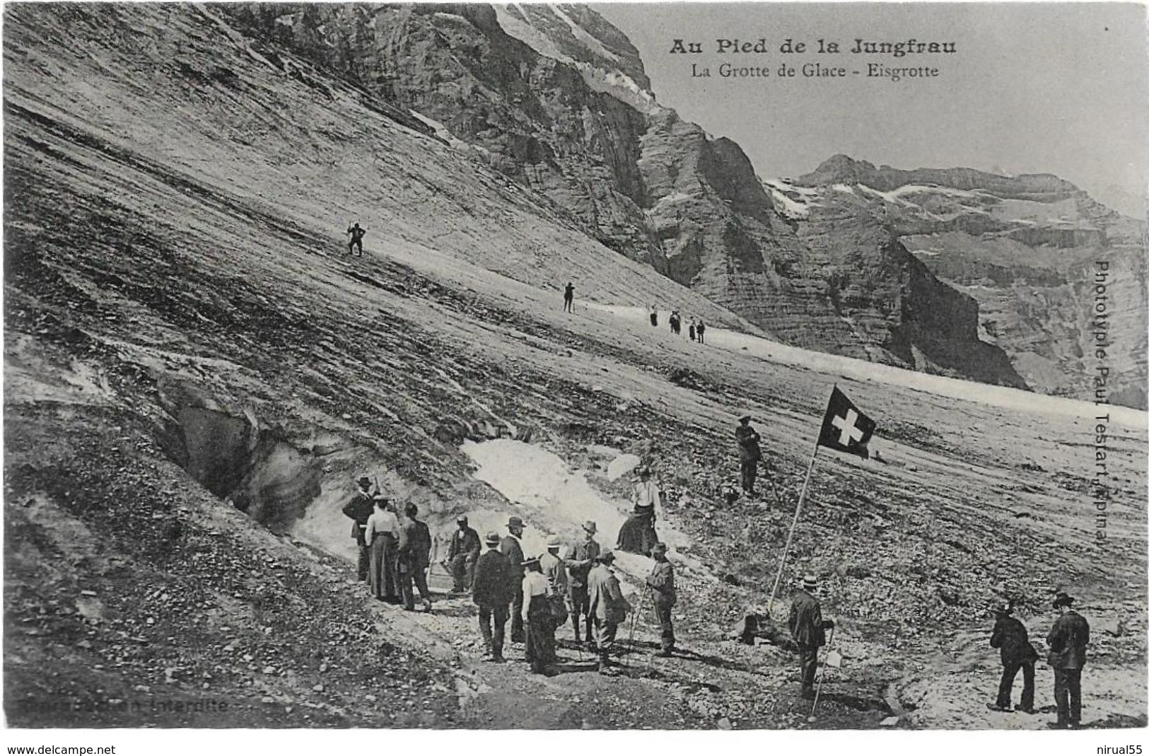 Suisse VD Au Pied De La JUNGFRAU Grotte De Glace Belle Animation.......G - Sonstige & Ohne Zuordnung