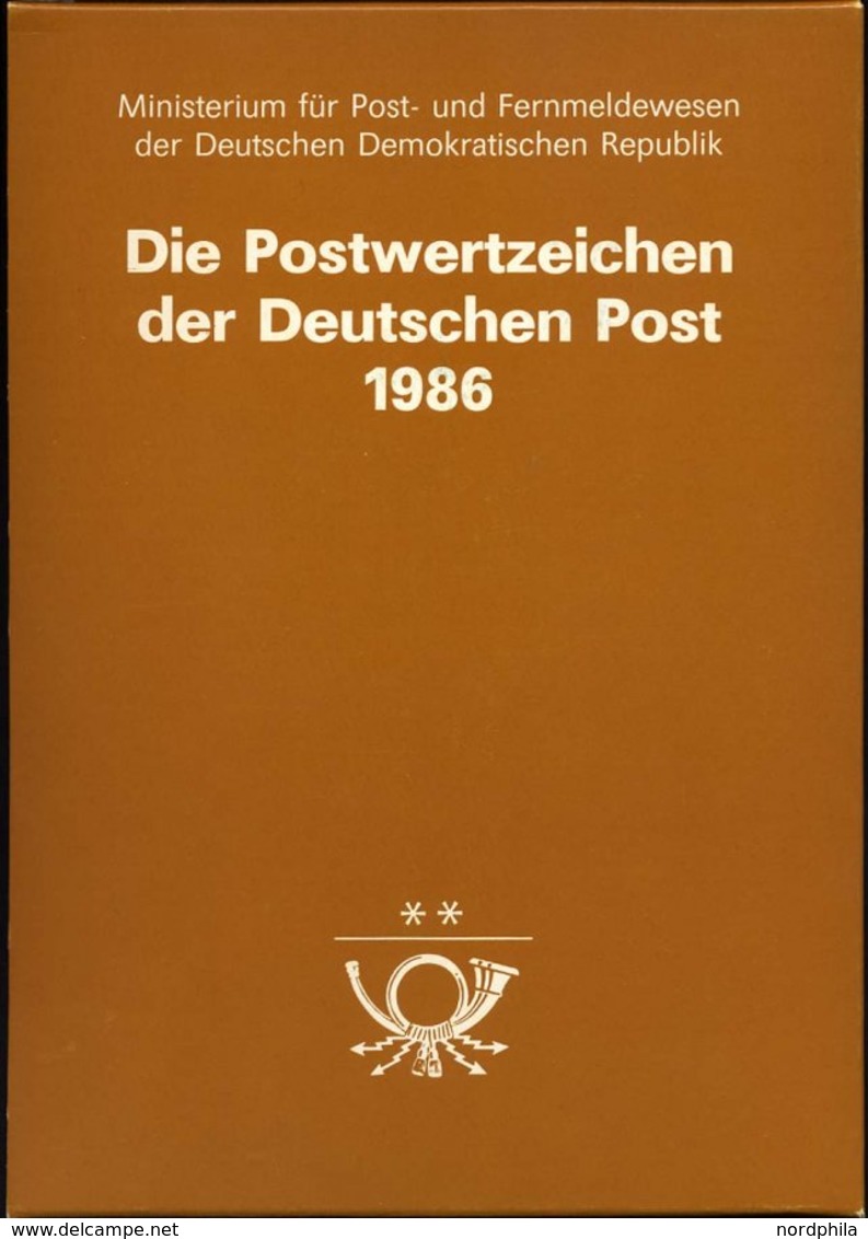 JAHRESZUSAMMENSTELLUNGEN J 3 **, 1986, Jahreszusammenstellung, Pracht, Mi. 100.- - Autres & Non Classés