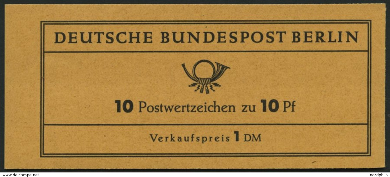 MARKENHEFTCHEN MH 3aRLVIIu2 **, 1962, Markenheftchen Dürer, Reklame Paul Ondrusch, Pracht, Mi. 50.- - Zusammendrucke