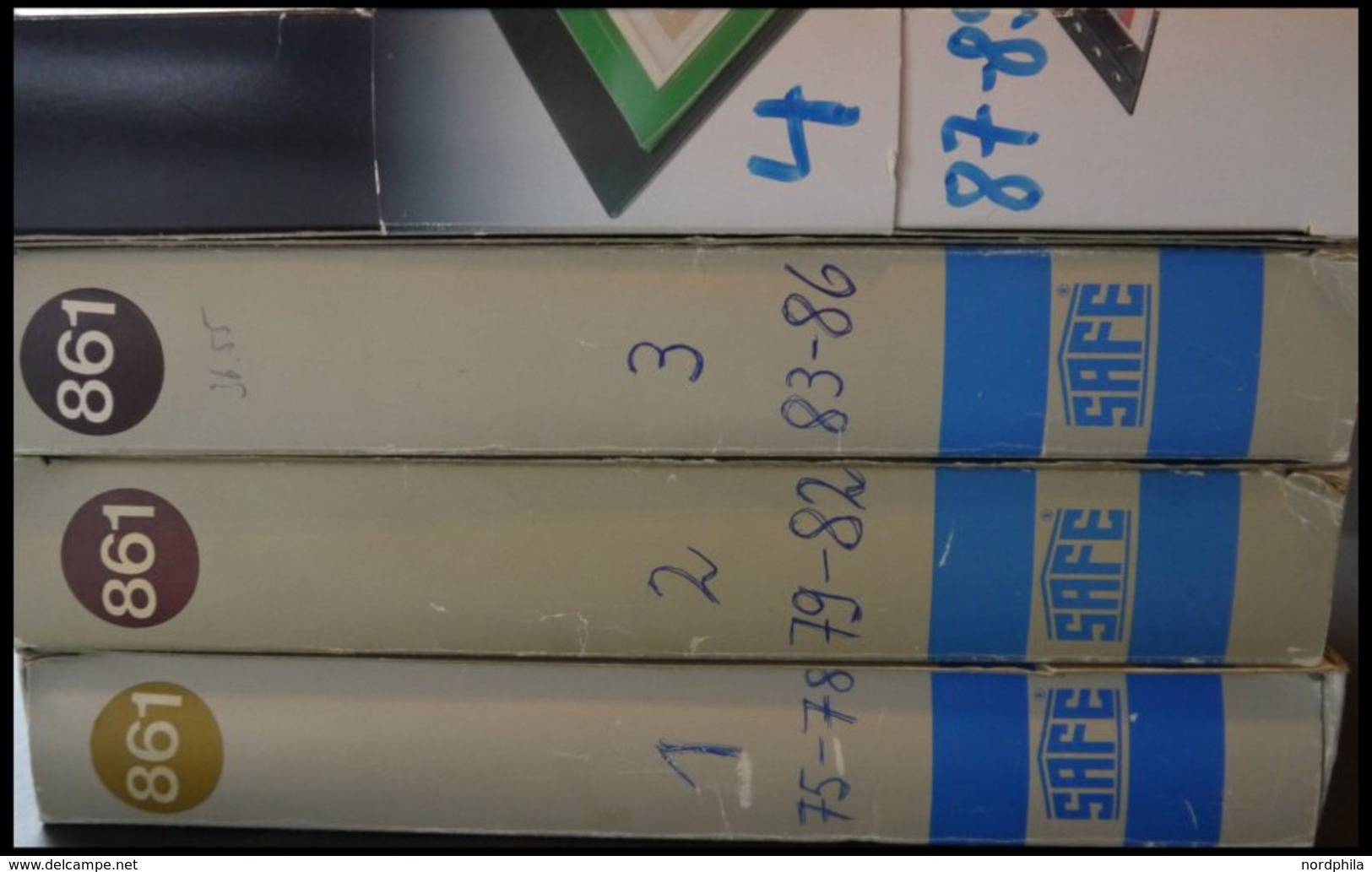 ERSTTAGSBLÄTTER 482-764 BrfStk, 1975-89, Komplette Sammlung, ETB 1/75 - 9/89 In 4 SAFE-Ringbindern, Pracht - Autres & Non Classés