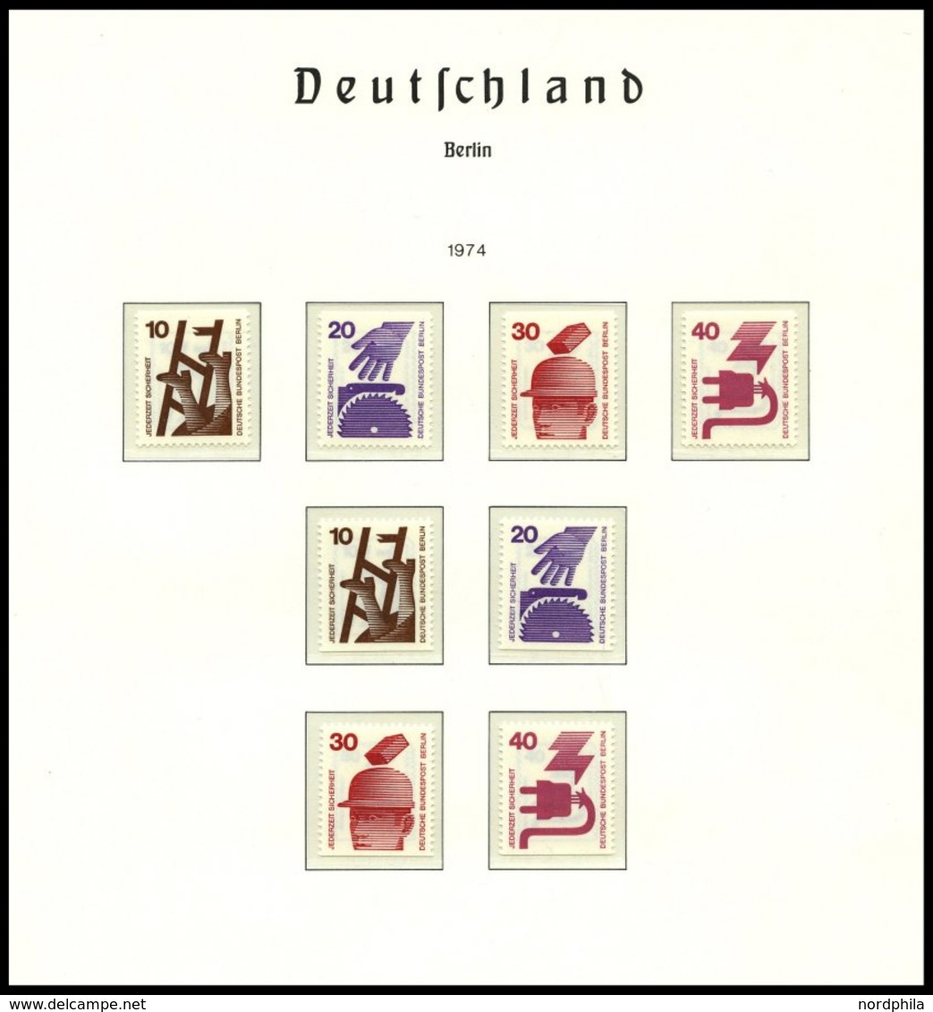 SAMMLUNGEN **, 1960-90, Postfrische Komplette Sammlung Mit Einem Satz Automatenmarken Im Leuchtturm Falzlosalbum, Wohl A - Collections