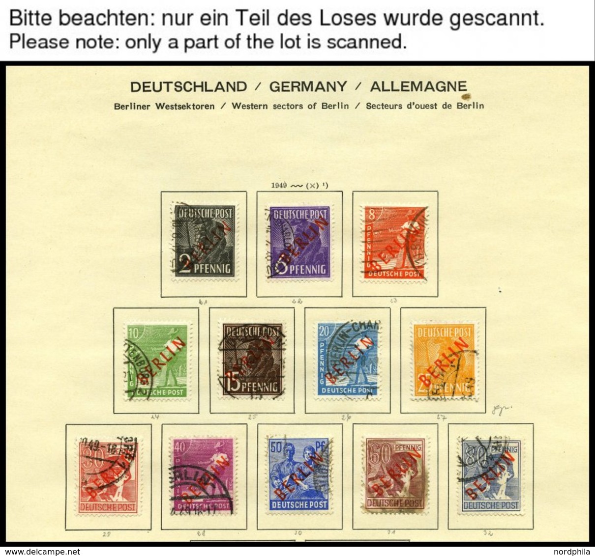 SAMMLUNGEN O, BRIEF, Gestempelte Sammlung Berlin Von 1948-81 Im Schaubekalbum Mit Vielen Besseren Werten Und Sätzen, Ab  - Collections