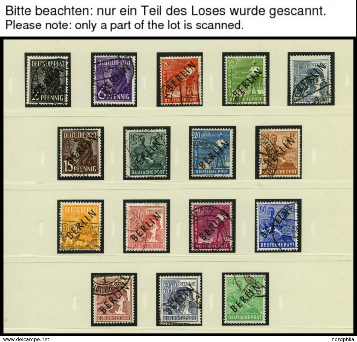 SAMMLUNGEN O,** , 1948-1990, Saubere Sammlung Berlin In 2 SAFE-dual Alben, Bis Auf 1-5 MK. Schwarzaufdruck Und Block Wäh - Sammlungen