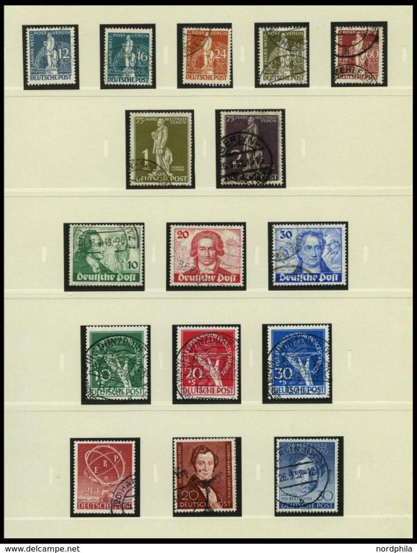 SAMMLUNGEN O,** , 1948-1990, Saubere Sammlung Berlin In 2 SAFE-dual Alben, Bis Auf 1-5 MK. Schwarzaufdruck Und Block Wäh - Collections