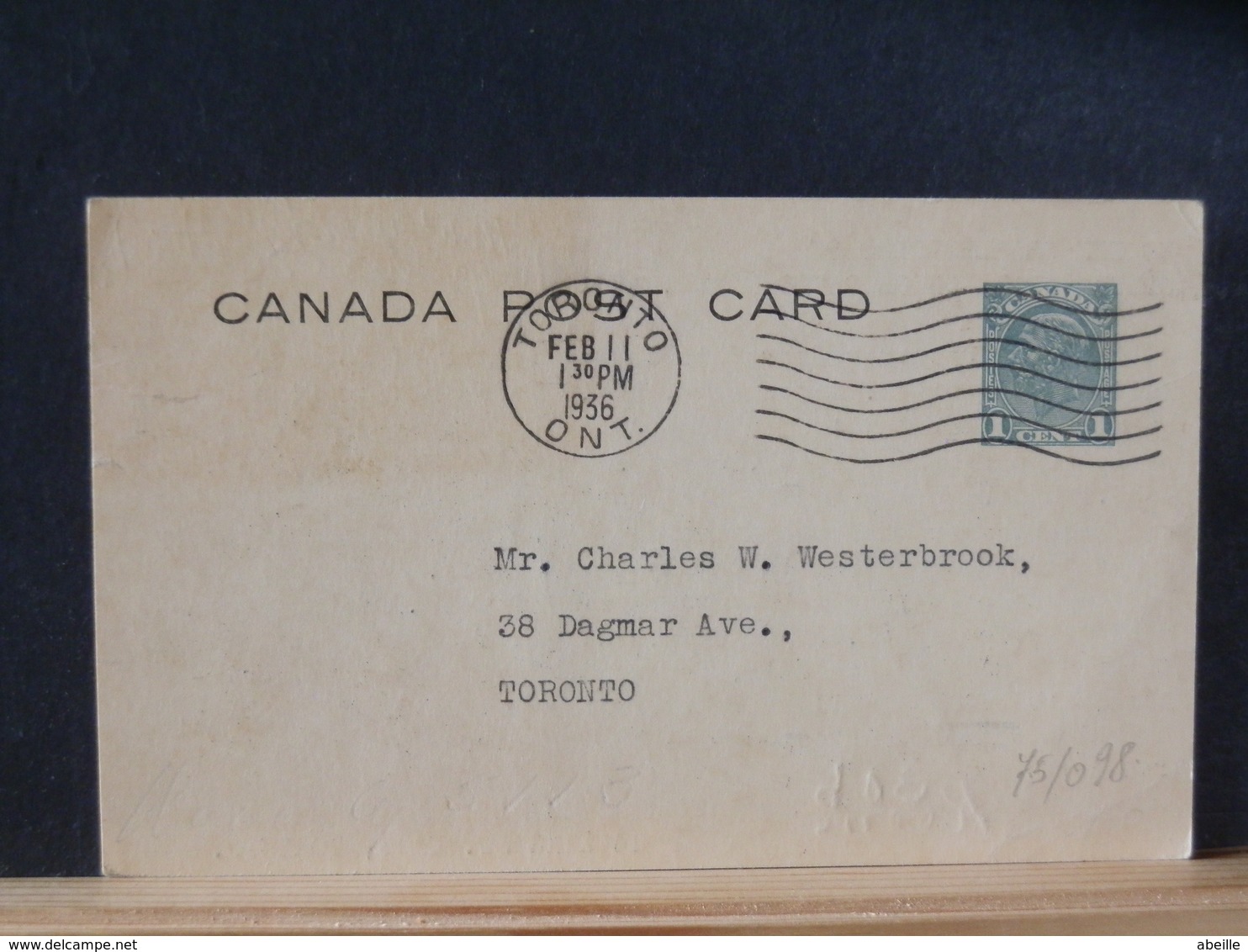75/098    CP CANADA 1936 - 1903-1954 Kings