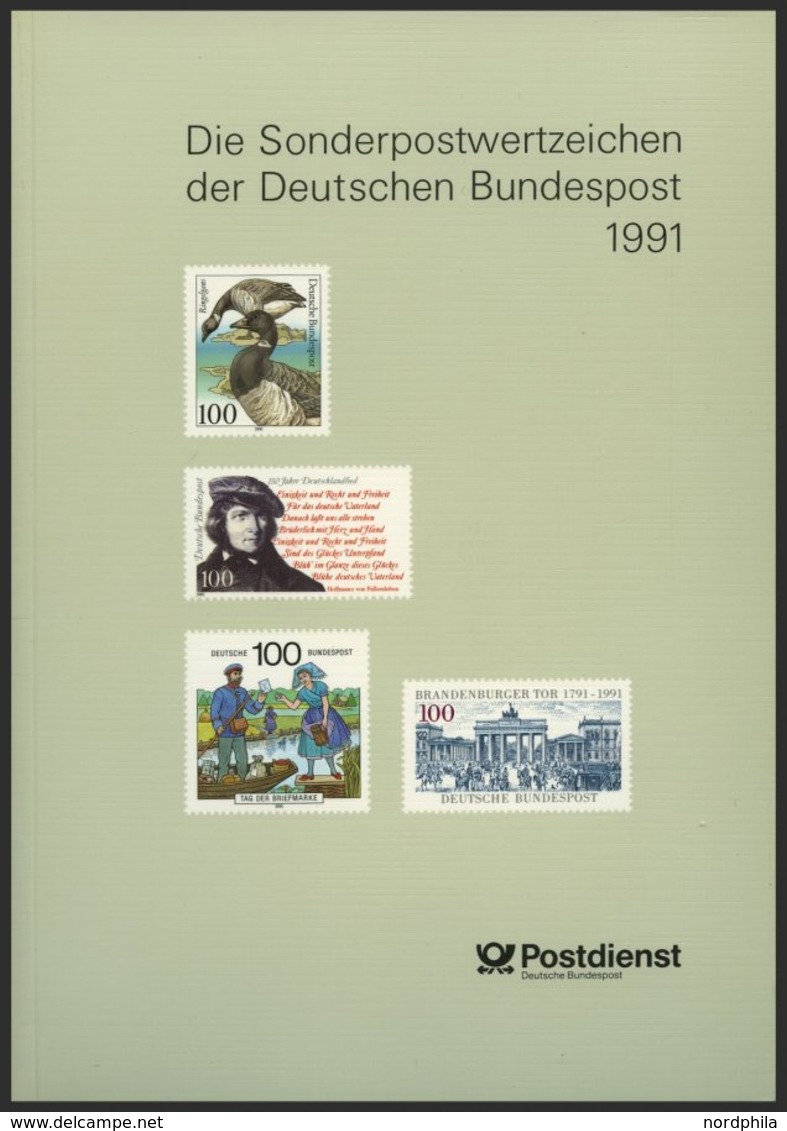 JAHRESZUSAMMENSTELLUNGEN J 19 **, 1991, Jahreszusammenstellung, Pracht, Mi. 140.- - Collections