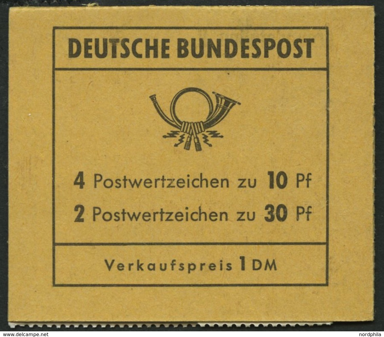 MARKENHEFTCHEN MH 16b **, 1972, Markenheftchen Unfallverhütung, Deckel D, Postgebühren Stand 1.7.1972, Pracht, Mi. 75.- - Altri & Non Classificati