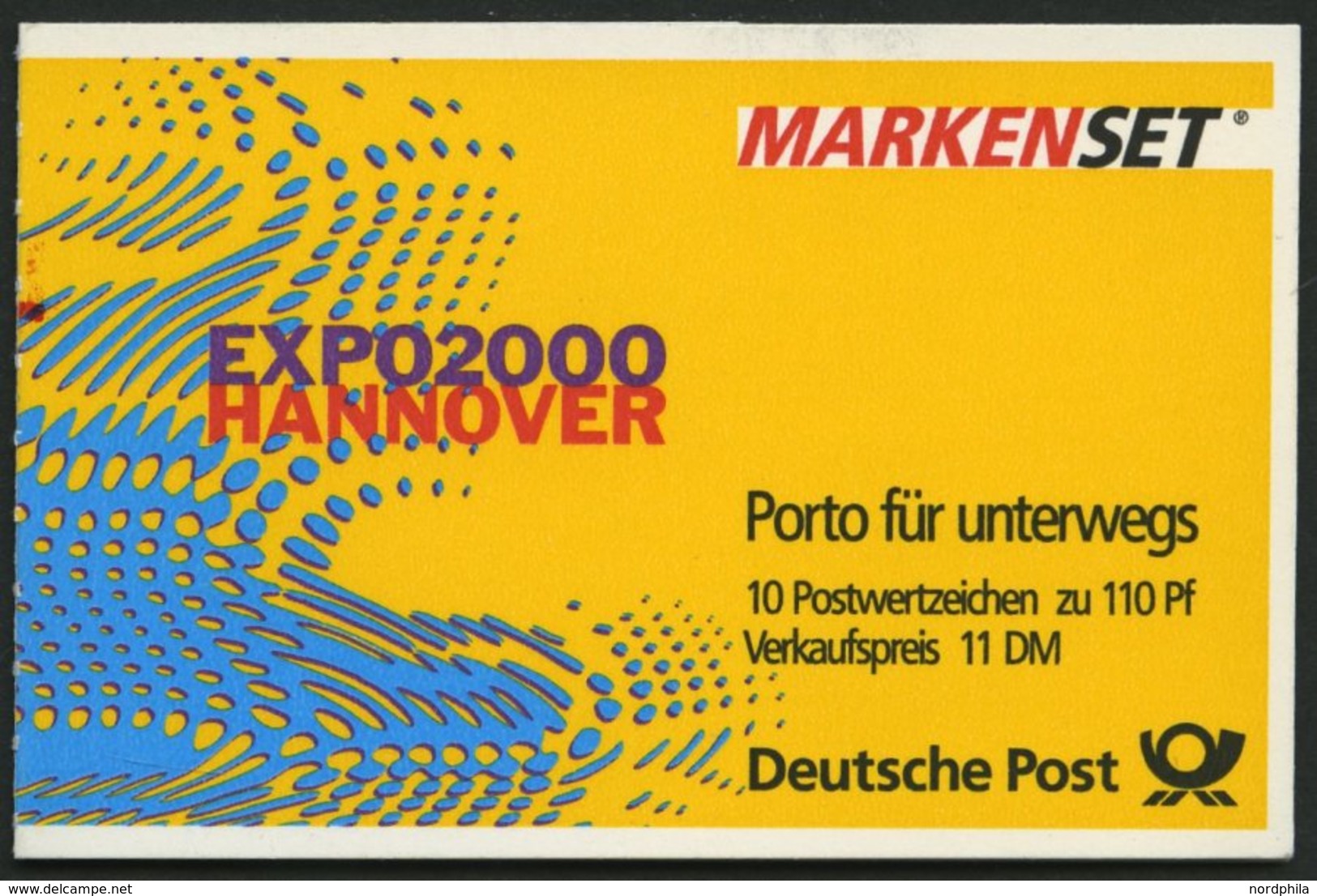 MARKENHEFTCHEN MH 39IImZ **, 1999, Markenheftchen Sehenswürdigkeiten, Type II, Mit Zählbalken, Pracht, Mi. 120.- - Other & Unclassified