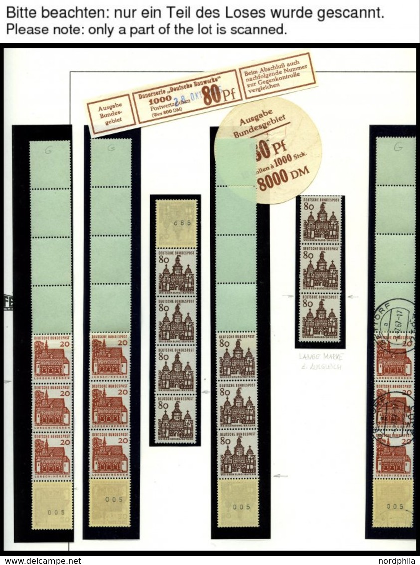 ROLLENMARKEN A. 179-1143R **,o , 1954-82, Fast Nur Postfrische Sammlung Rollenmarken Mit Vielen Besseren Ausgaben Und Be - Roller Precancels