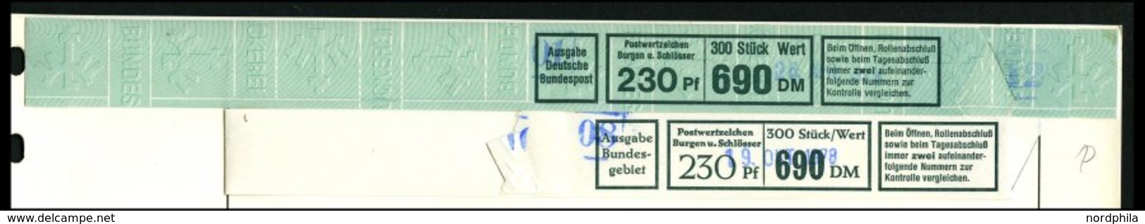 ROLLENMARKEN A. 179-1143R **,o , 1954-82, Fast Nur Postfrische Sammlung Rollenmarken Mit Vielen Besseren Ausgaben Und Be - Roller Precancels