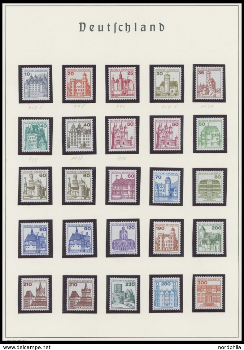 SAMMLUNGEN **, In Den Hauptnummern Komplette Postfrische Sammlung Bundesrepublik Von 1955-82 Im Leuchtturmalbum, Prachte - Oblitérés