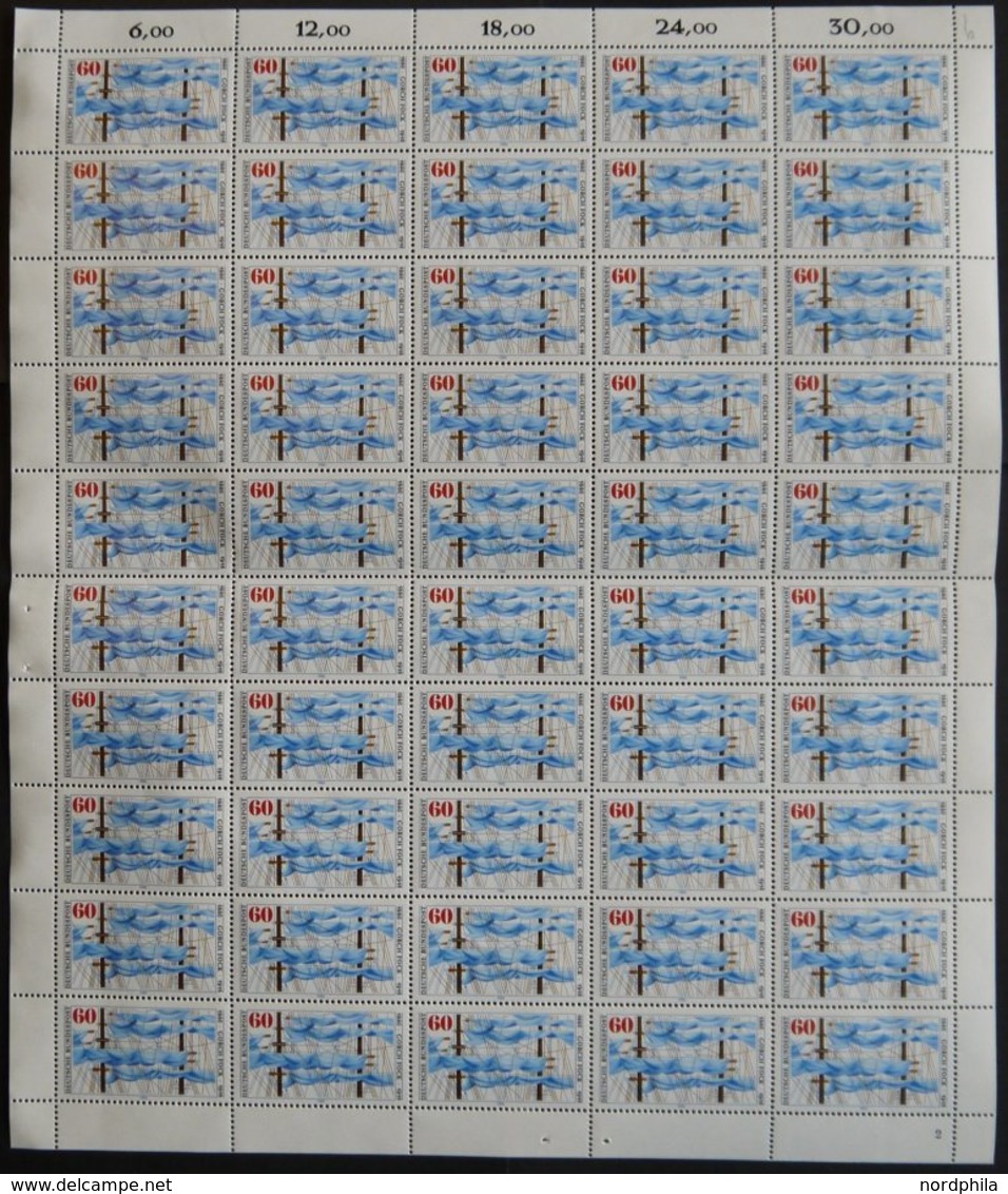 SAMMLUNGEN **,o , Sammlung Bundesrepublik Von 1951-81 In 2 Borekalben, Ab 1957 In Den Hauptnummern Komplett Und Bis Auf  - Oblitérés
