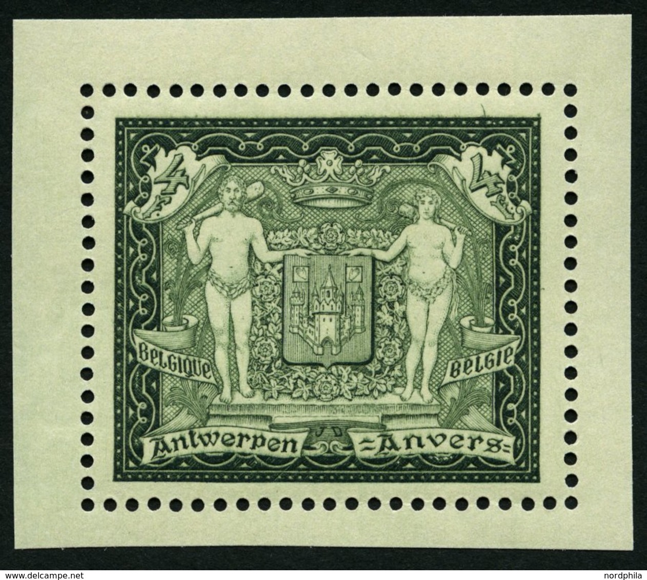 BELGIEN 287 **, 1930, 4 Fr. Philatelistische Ausstellung, Pracht, Mi. 110.- - Belgio