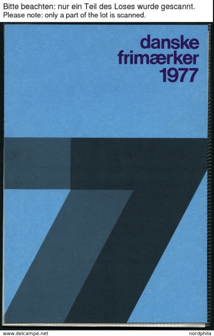 SAMMLUNGEN, LOTS **, 1977-86, Komplett In Jahrbüchern, Teils Doppelt, Dazu 1991, Pracht - Sonstige & Ohne Zuordnung