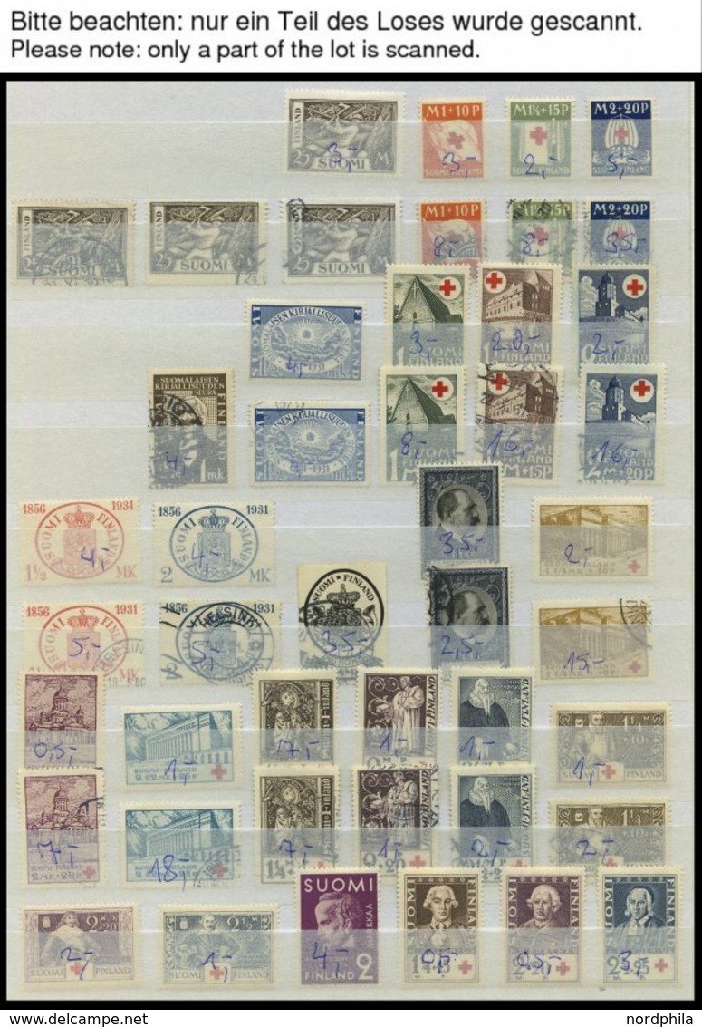 SAMMLUNGEN **,o , Weitgehend Komplette Sammlung Von 1929-91, Jeweils Postfrisch Und Gestempelt Im Einsteckbuch, Prachter - Sammlungen