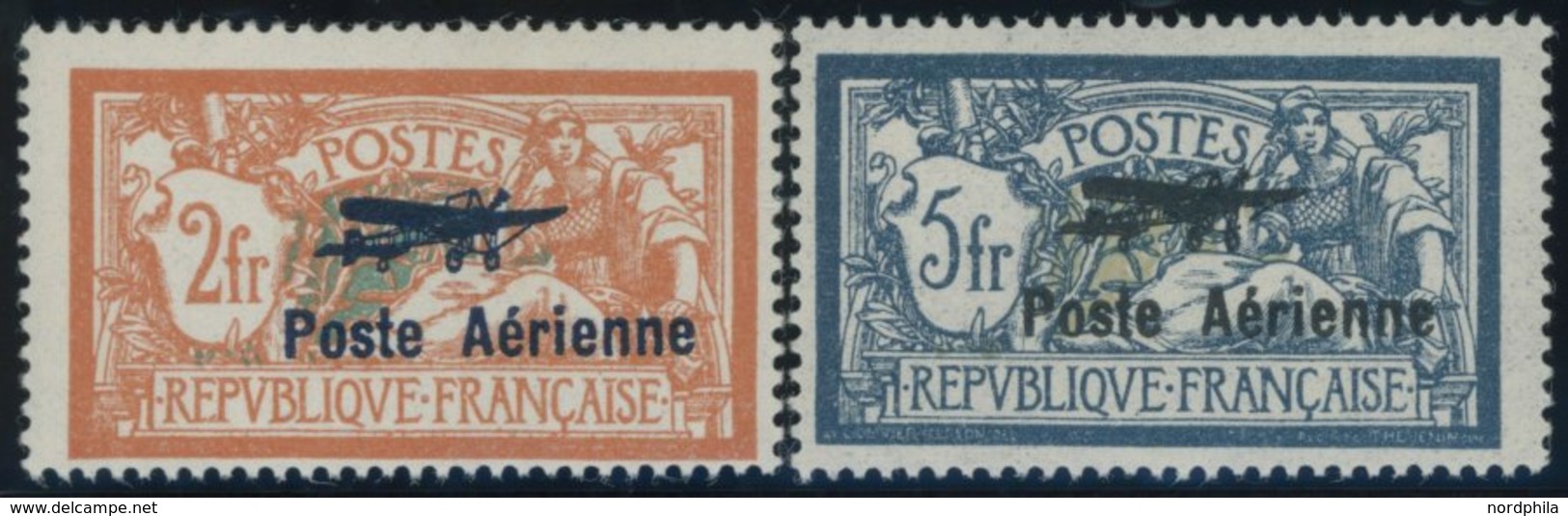 FRANKREICH 220/1 **, 1927, Flug- Und Navigationsausstellung, Pracht, Mi. 650.- - Sonstige & Ohne Zuordnung