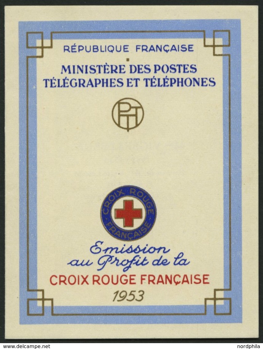 FRANKREICH 984/5 MH **, 1953, Markenheftchen Rotes Kreuz, Pracht, Mi. 130.- - Sonstige & Ohne Zuordnung