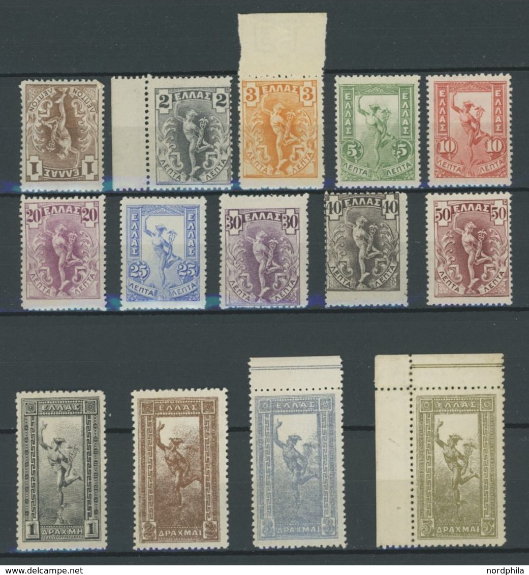 GRIECHENLAND 125-28 **, 1901, Hermes, Postfrischer Prachtsatz, R! - Other & Unclassified