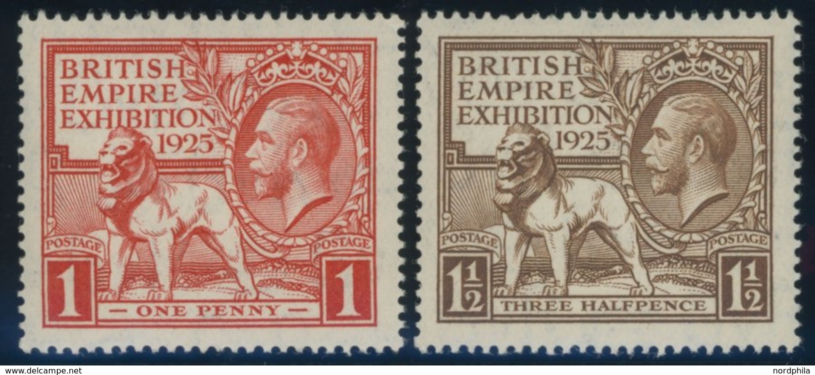 GROSSBRITANNIEN 168/9 **, 1925, Wembley, Postfrisch, Pracht, Mi. 80.- - Sonstige & Ohne Zuordnung