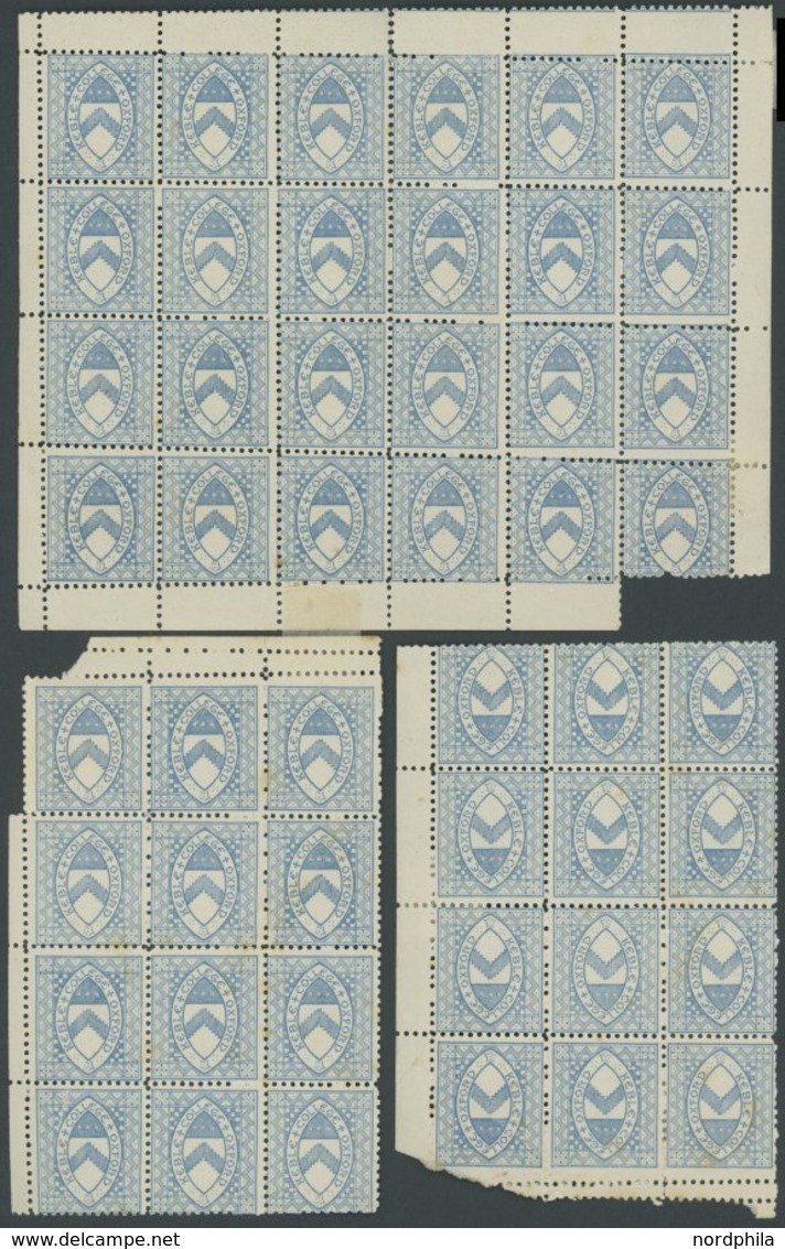 SAMMLUNGEN, LOTS 1876, Keble College, Oxford: Stamps Of The Fifth Issue, 1876, Sowie 46 Marken In 3 Einheiten Als Reprin - Collezioni