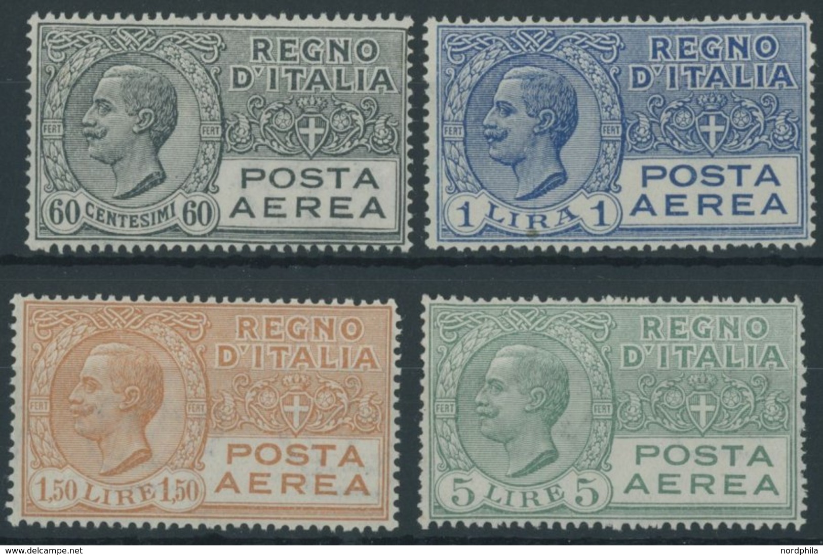 ITALIEN 230-33 **, 1026, Flugpost, üblich Gezähnt, Postfrisch, Pracht, Mi. 150.- - Used