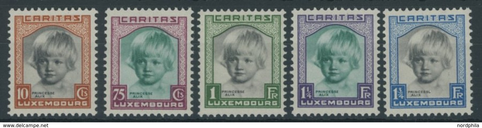 LUXEMBURG 240-44 **, 1931, Kinderhilfe, Prachtsatz, Mi. 100.- - Sonstige & Ohne Zuordnung