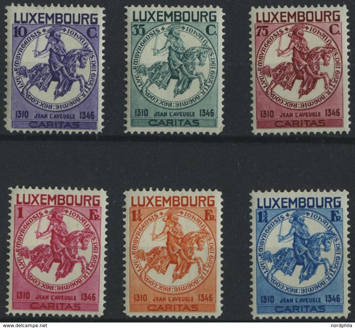 LUXEMBURG 259-64 *, 1934, Kinderhilfe, Falzrest, Prachtsatz - Autres & Non Classés