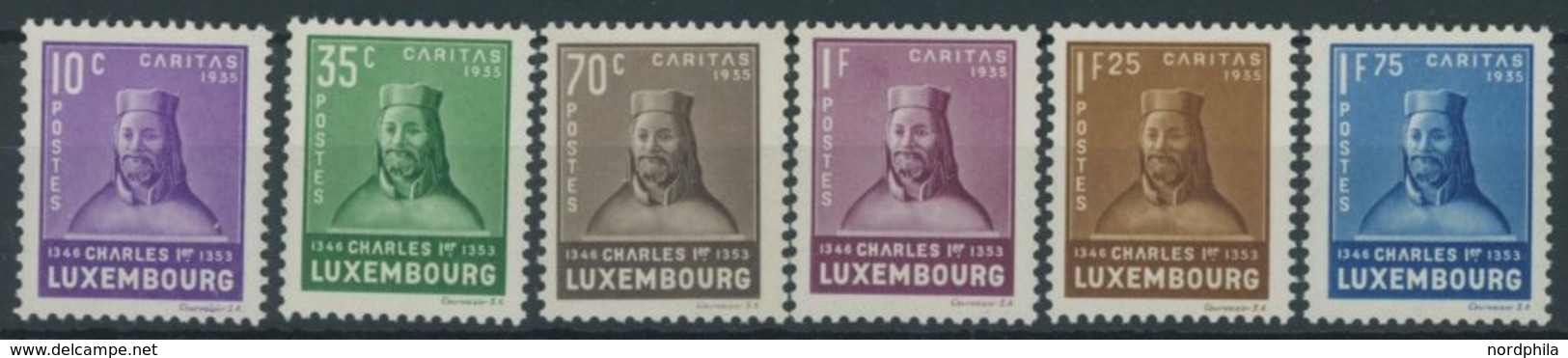 LUXEMBURG 284-89 **, 1935, Kinderhilfe, Prachtsatz, Mi. 120.- - Altri & Non Classificati