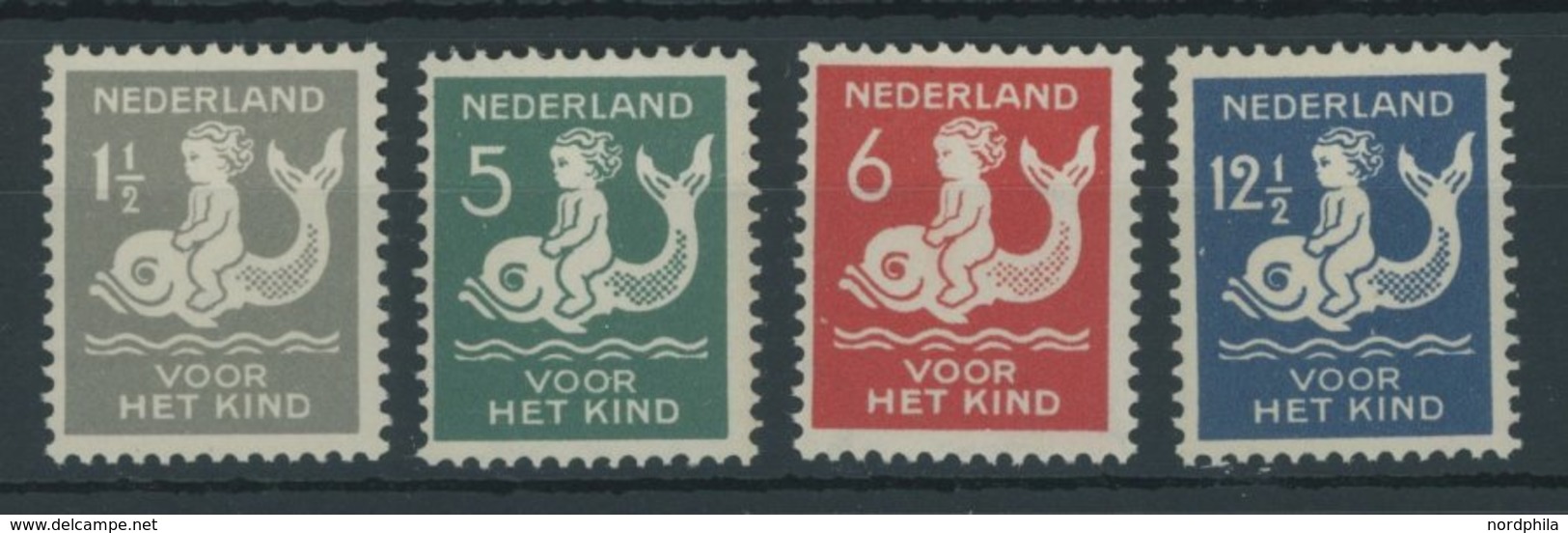 NIEDERLANDE 229-32A **, 1929, Voor Het Kind, Gezähnt K 121/2, Postfrischer Prachtsatz, Mi. 75.- - Altri & Non Classificati