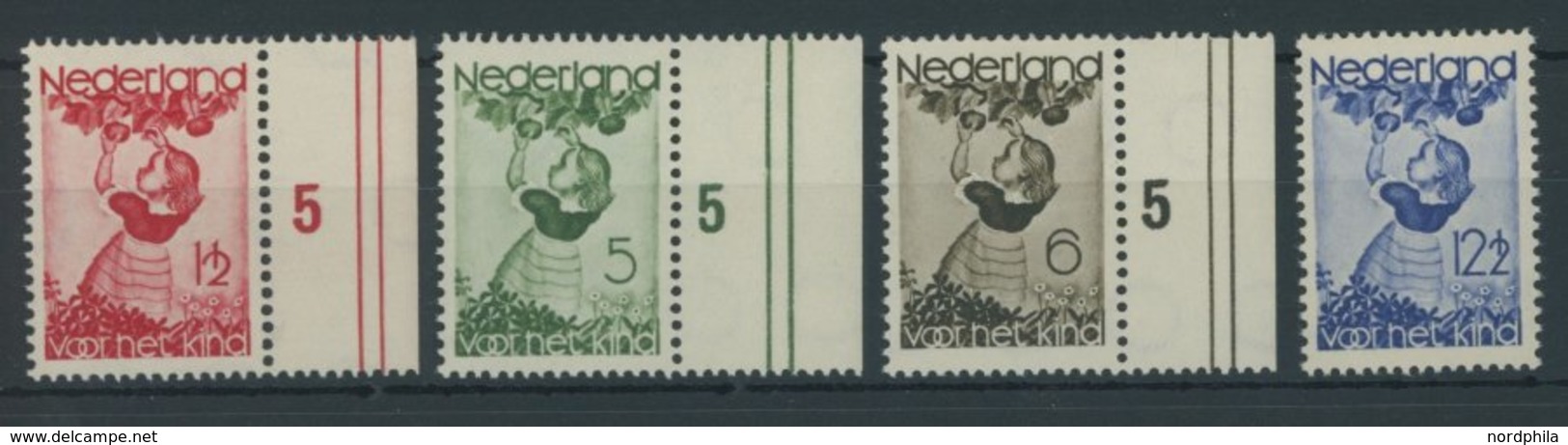 NIEDERLANDE 287-90 **, 1935, Voor Het Kind, Postfrischer Prachtsatz, Mi. 100.- - Altri & Non Classificati