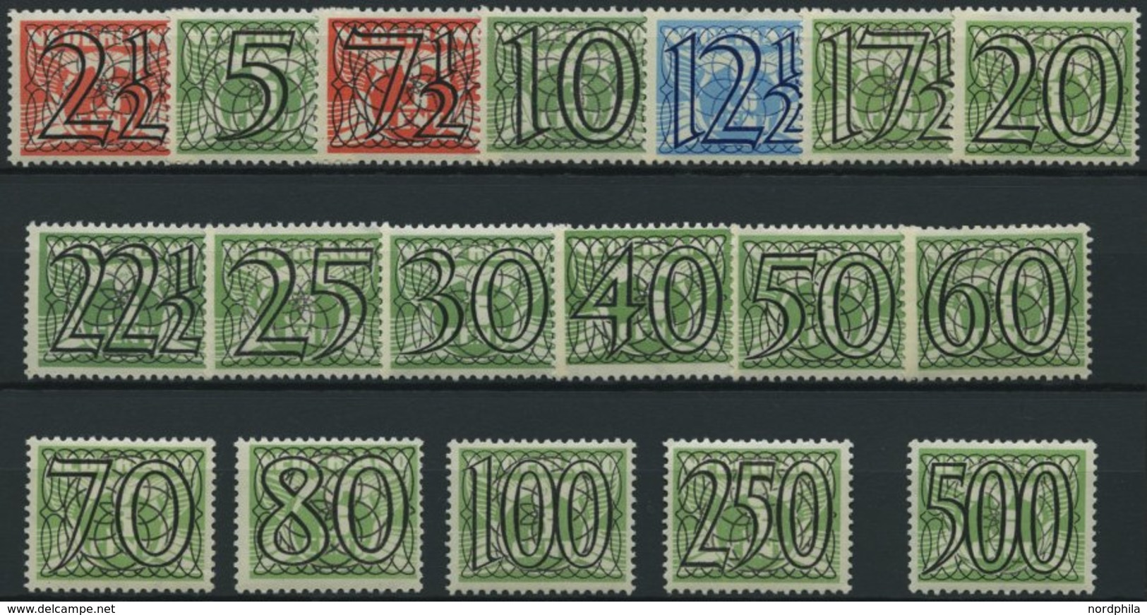 NIEDERLANDE 357-74 *, 1940, Fliegende Taube, Falzrest, Prachtsatz - Sonstige & Ohne Zuordnung