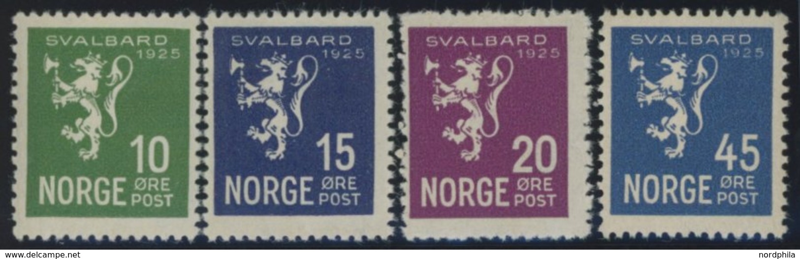 NORWEGEN 116-19 **, 1925, Svalbard, Prachtsatz, Mi. 95.- - Autres & Non Classés