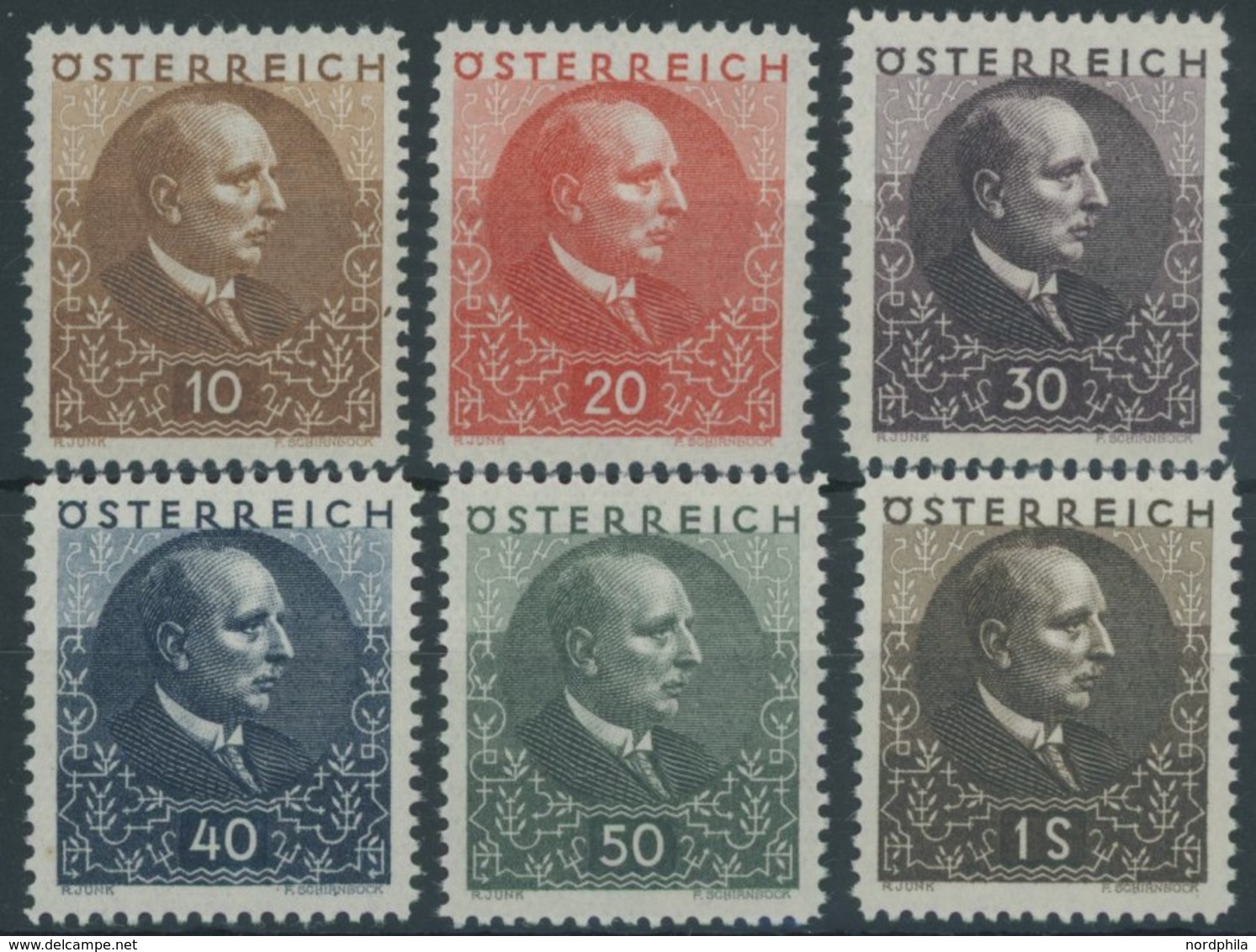 ÖSTERREICH 512-17 **, 1930, Lungenheilstätten, Prachtsatz, Mi. 180.- - Used Stamps