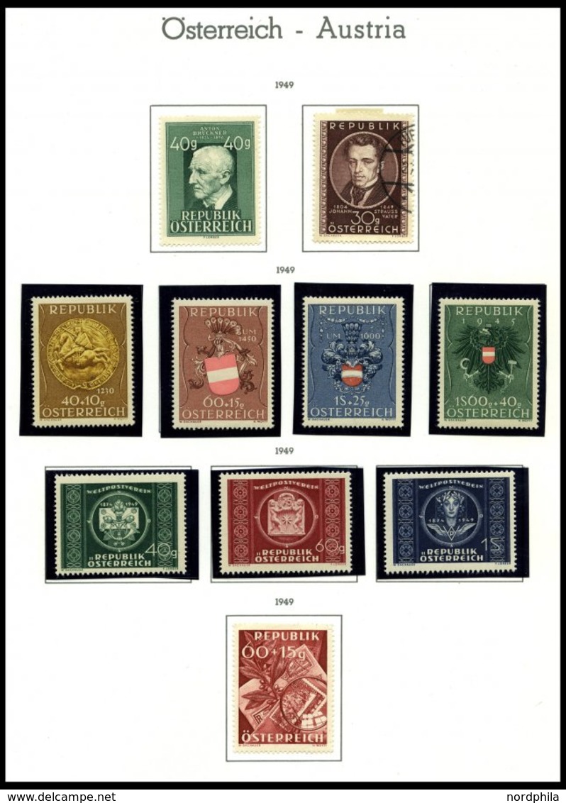 SAMMLUNGEN *, O, Saubere Sammlung Österreich Von 1945-65, Meist Prachterhaltung, Günstig!, Mi. über 800.- - Collezioni