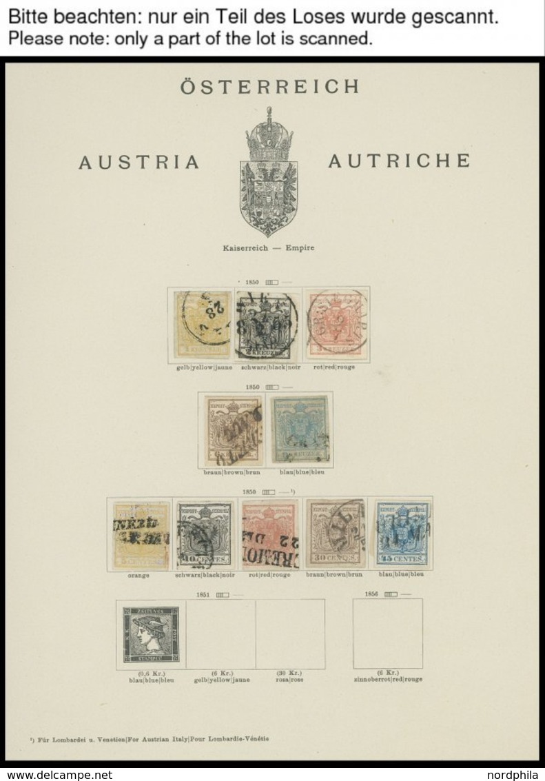 SAMMLUNGEN O,* , Sammlung Österreich Incl. Gebiete Bis Ca. 1972 Im Alten Schaubek Album Mit U.a. Vielen Guten Sätzen Der - Collections