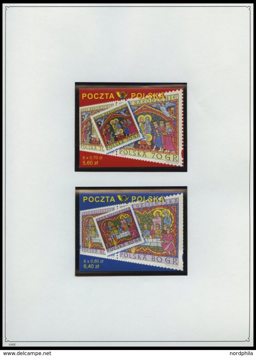 SAMMLUNGEN, LOTS **, Komplette Postfrische Sammlung Polen Von 1998-2001 Im KA-BE Album Mit Kleinbogen, Zusammendrucken U - Sammlungen