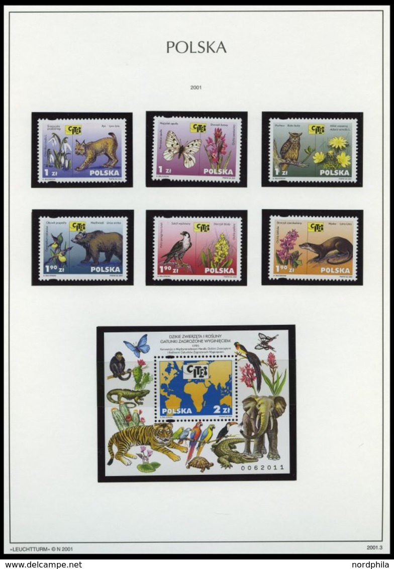 SAMMLUNGEN, LOTS **, Komplette Postfrische Sammlung Polen Von 1998-2001 Im KA-BE Album Mit Kleinbogen, Zusammendrucken U - Collezioni