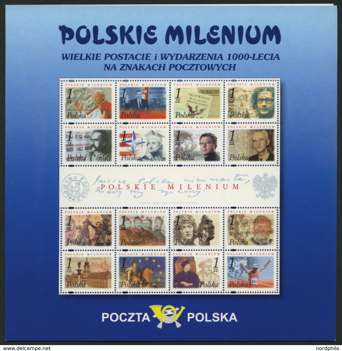 SAMMLUNGEN, LOTS **, Komplette Postfrische Sammlung Polen Von 1998-2001 Im KA-BE Album Mit Kleinbogen, Zusammendrucken U - Sammlungen