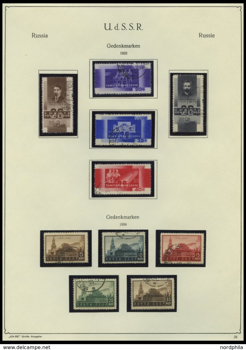 SAMMLUNGEN, LOTS O,**,* , Sammlung Russland Mit Sowjetunion Bis 1955, Die Ersten Jahre Schwach Vertreten, Mit Vielen Gut - Collections