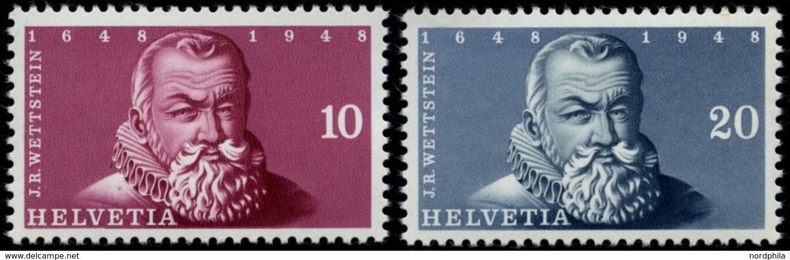 SCHWEIZ BUNDESPOST 512/3 **, 1948, Einzelmarken IMABA, Pracht, Mi. 70.- - 1843-1852 Kantonalmarken Und Bundesmarken